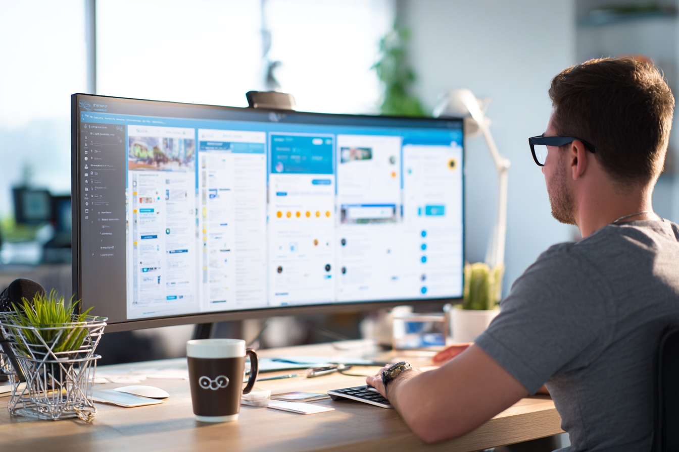 Processus de conception UI/UX avec maquettes et interfaces